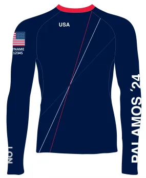 JR RASH GUARD TOP LONG SLEEVE NAVY | USODA PALAMOS | PSNLZ'D