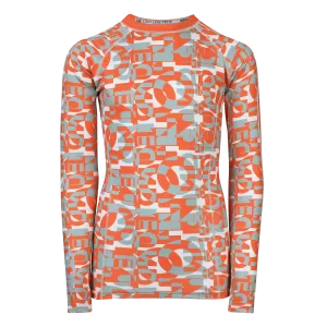 JR RASH GUARD TOP LONG SLEEVE ORANGE | LON GUNDIE