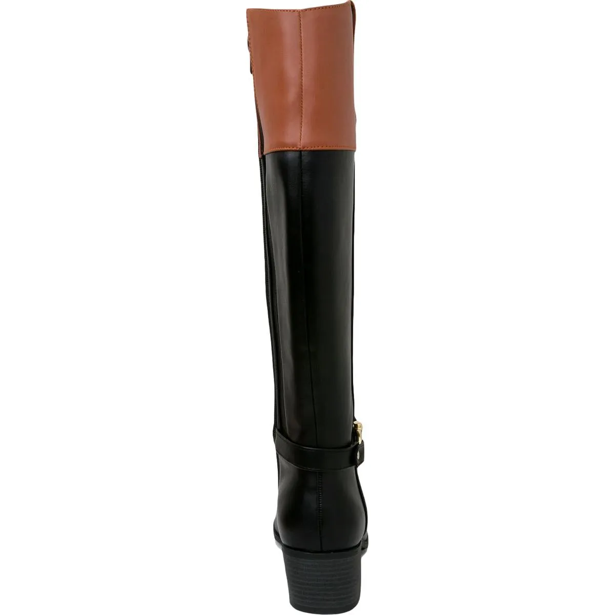 Karen Scott Womens Vickyy Faux Leather Embossed Knee-High Boots