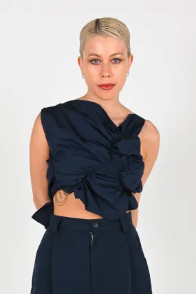 KATALYST 'Handkerchief' Top in Navy