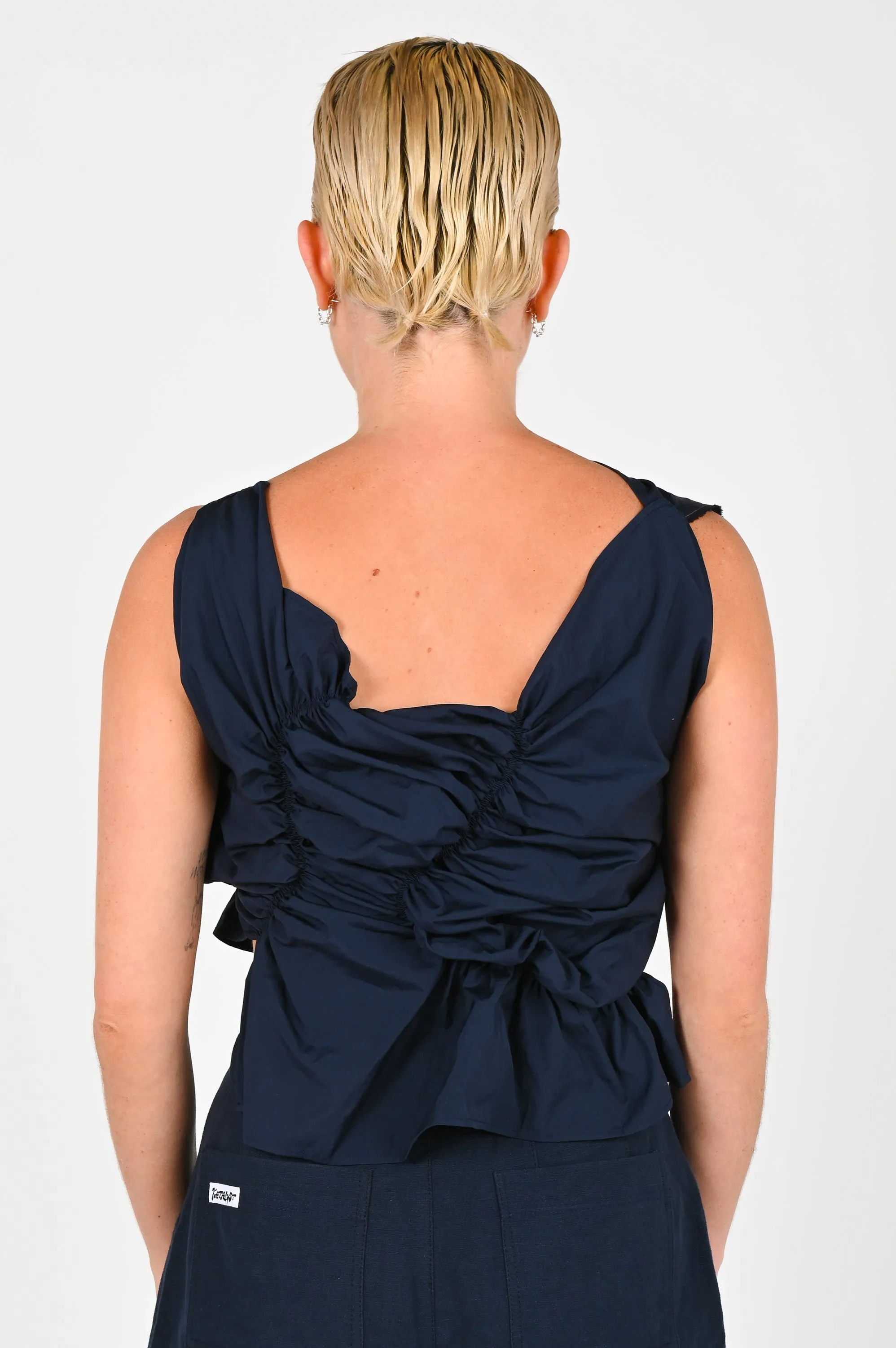 KATALYST 'Handkerchief' Top in Navy