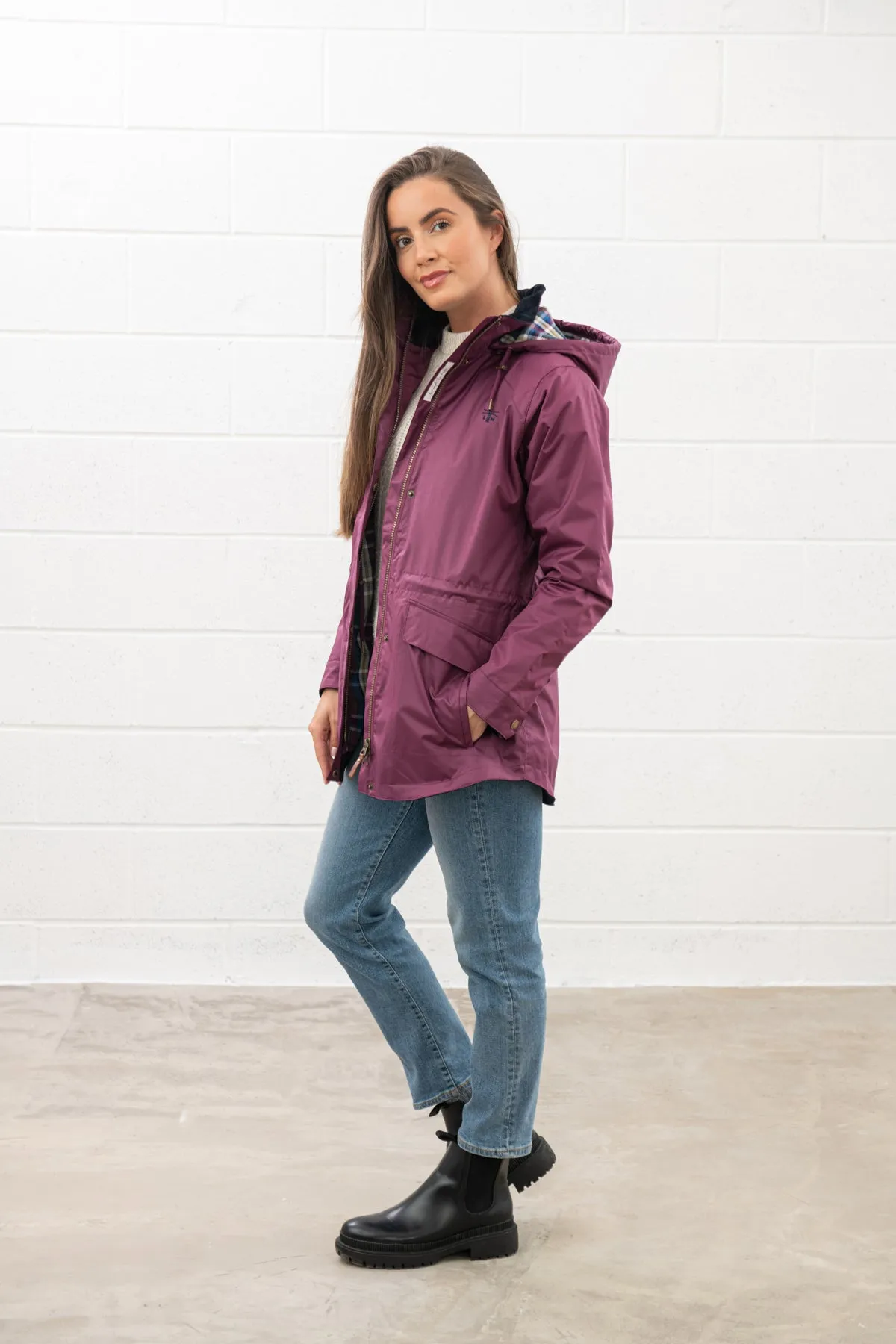 Kendal Raincoat - Plum