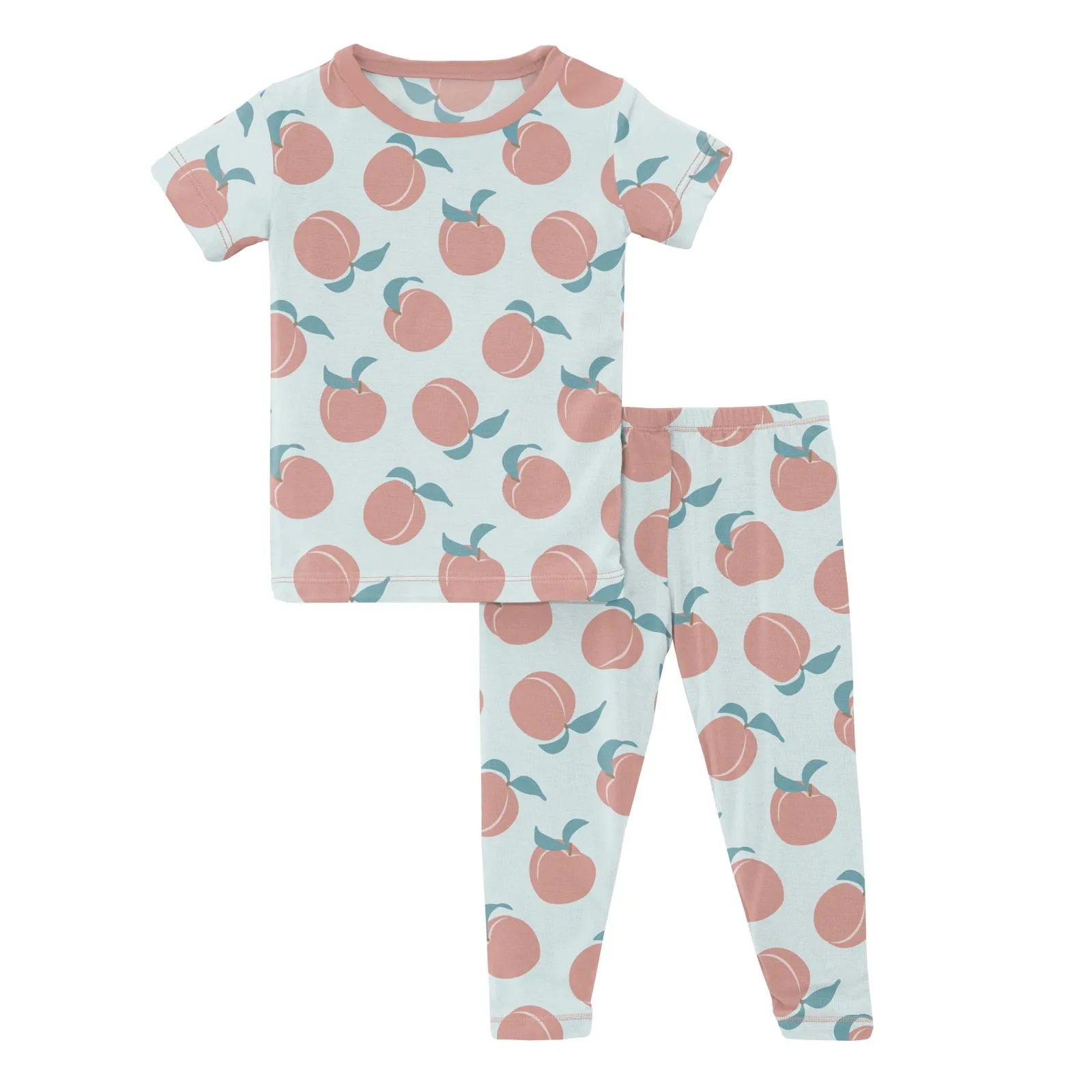 KicKee Pants Fresh Air Peaches S/S Pajama Set