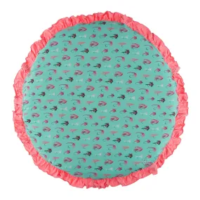 KicKee Pants Glass Rainbow Trout Ruffle Fluffle Padded Playmat