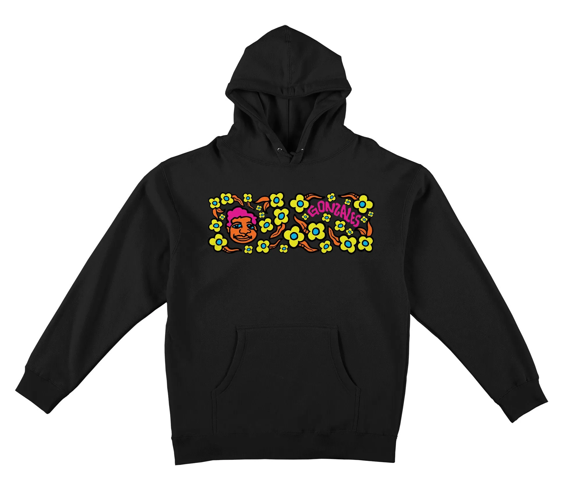 KROOKED GONZ SWEATPANTS HOODIE BLACK