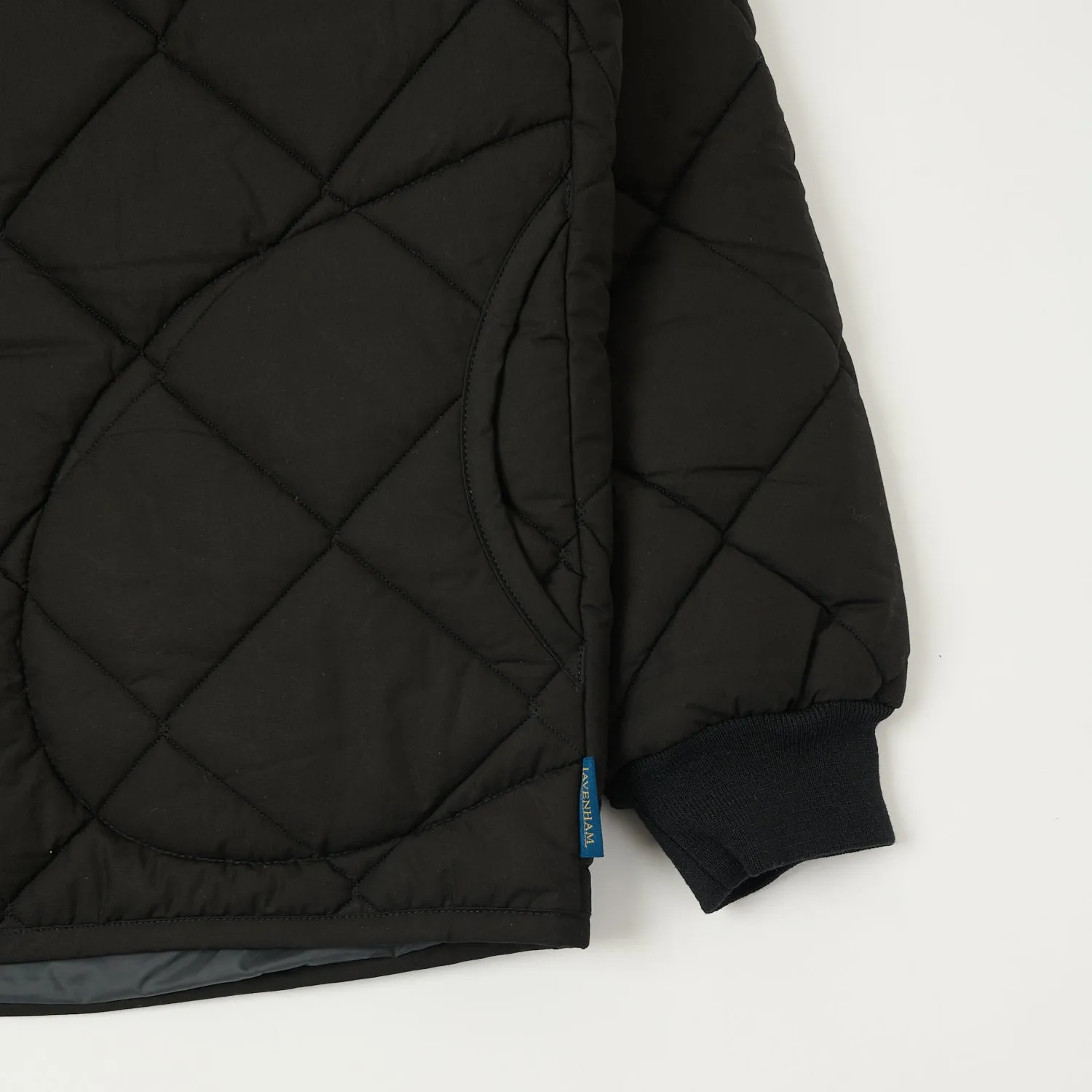 Lavenham Big Quilt Bomber Jacket - Lamp Black