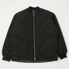 Lavenham Big Quilt Bomber Jacket - Lamp Black