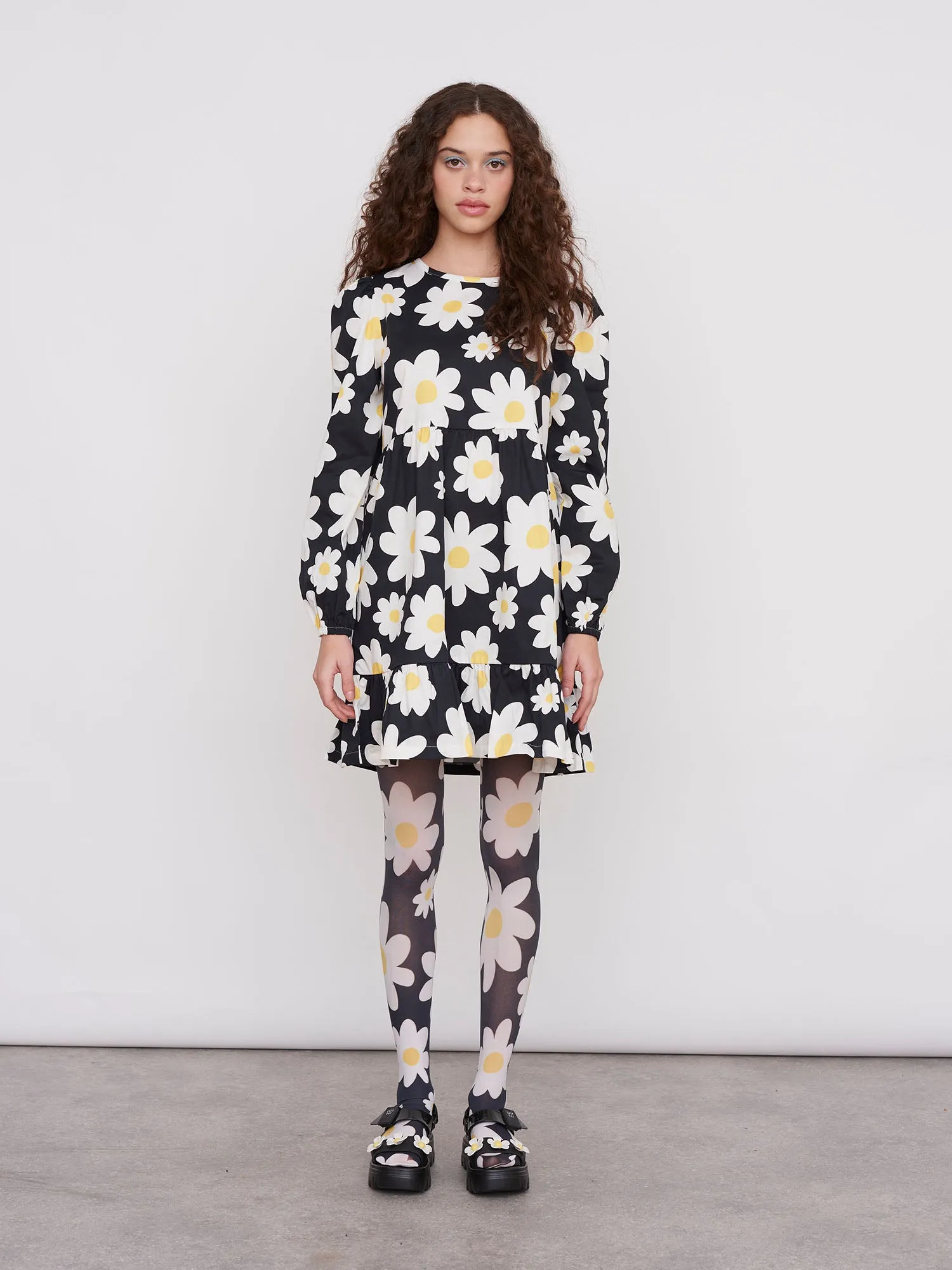 Lazy Oaf Daisy Chain Smock Dress