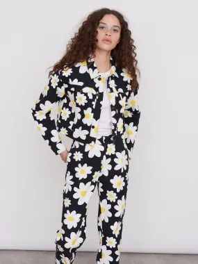 Lazy Oaf Pushing Daisies Cropped Jacket