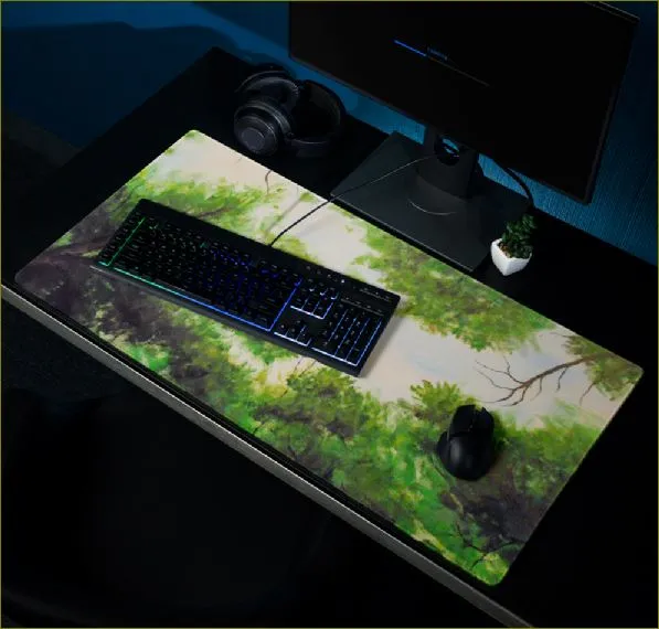 Leaf Lite ~ Gaming Mouse Pad