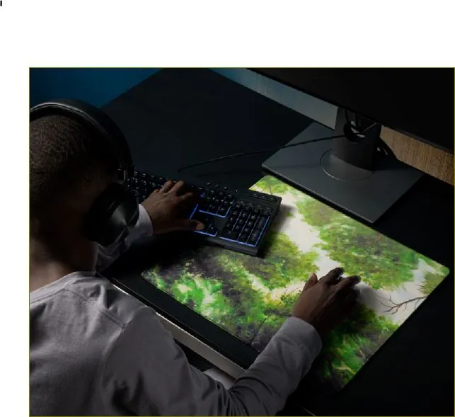 Leaf Lite ~ Gaming Mouse Pad