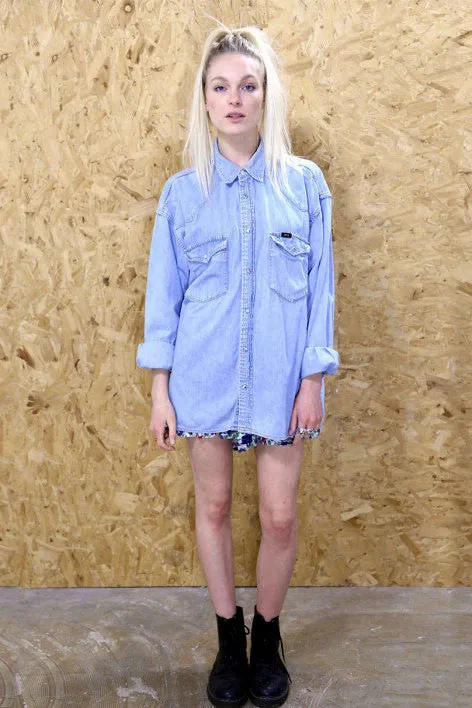 Lee Denim Shirt Dress