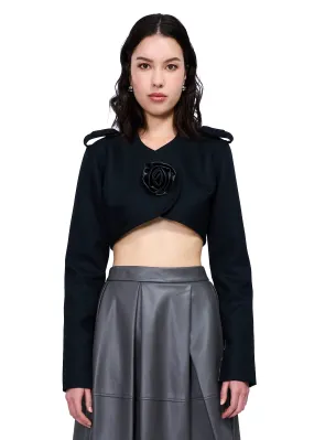 LEEWEI Rose Bomber Jacket