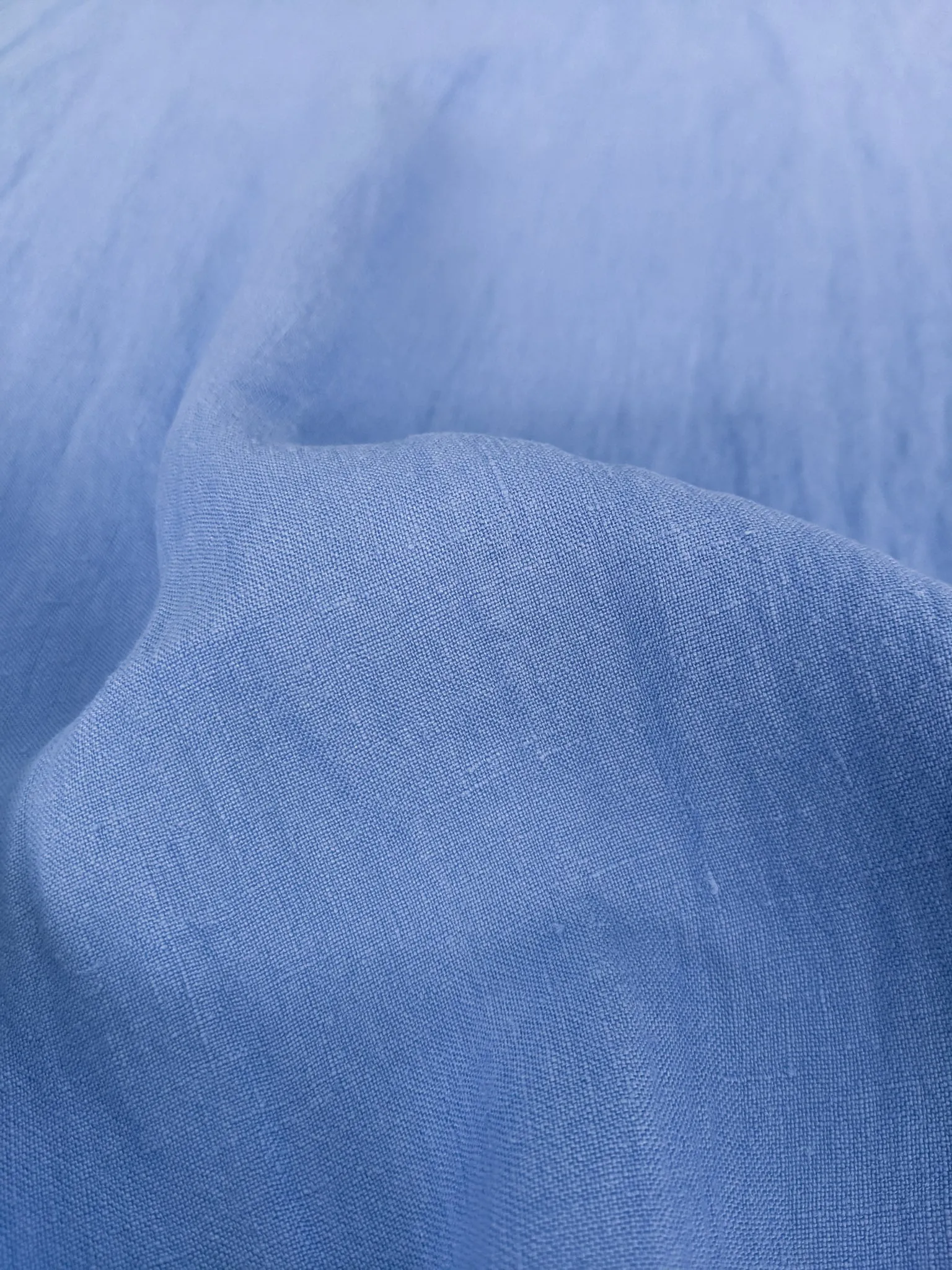 Lightweight Washed Linen - Riviera Azure