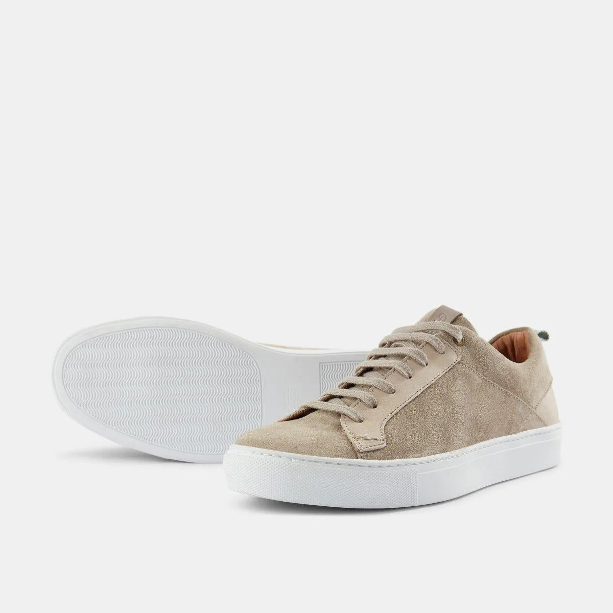 Linden Suede Sneaker (Taupe)