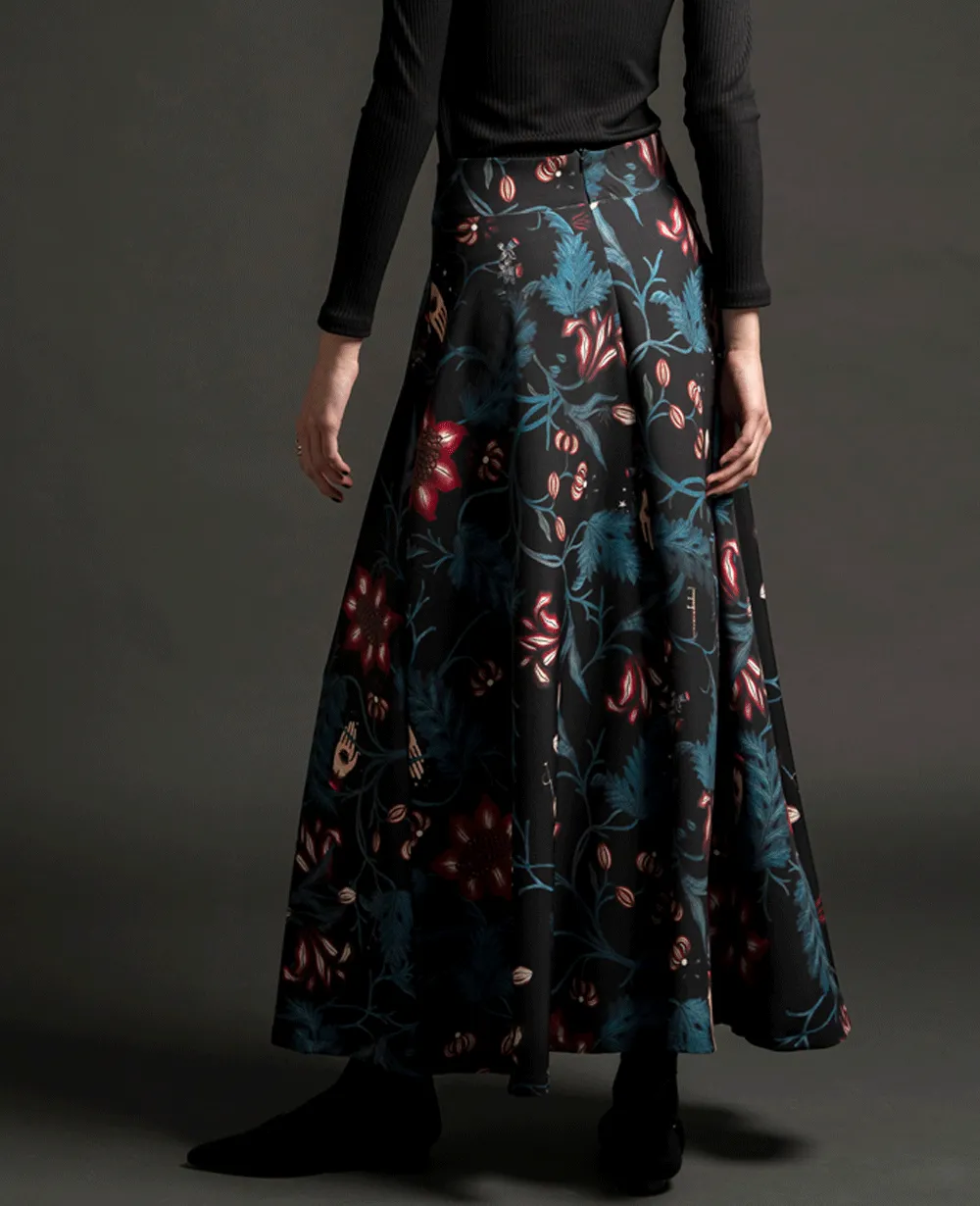 LONG SKIRT "METAPHYSICAL" MULTICOLOR