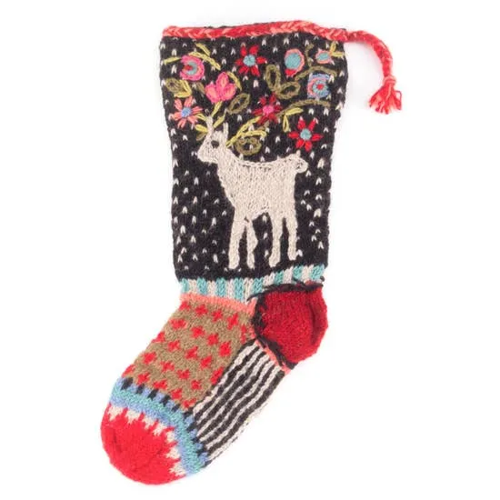 Lost Horizons "Reindeer" Christmas Stocking