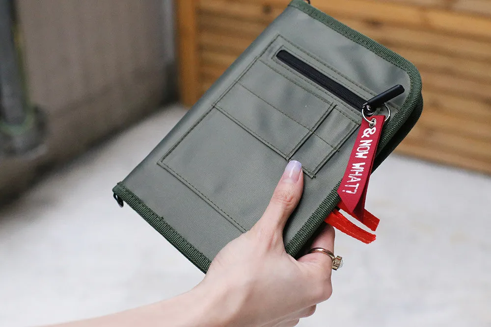 <A 001l> Fungolia MA1 Passport Holder (Military Green)