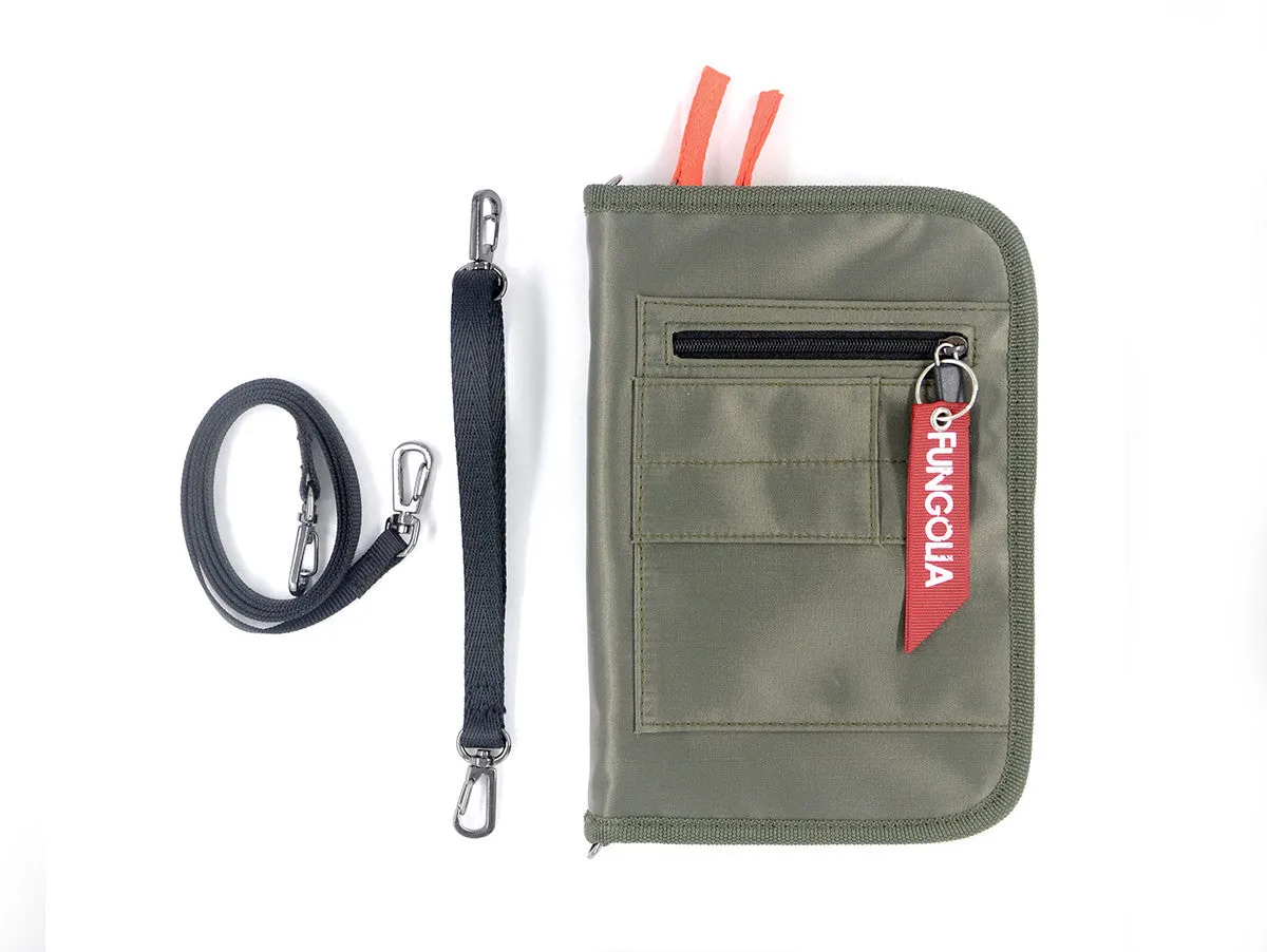 <A 001l> Fungolia MA1 Passport Holder (Military Green)