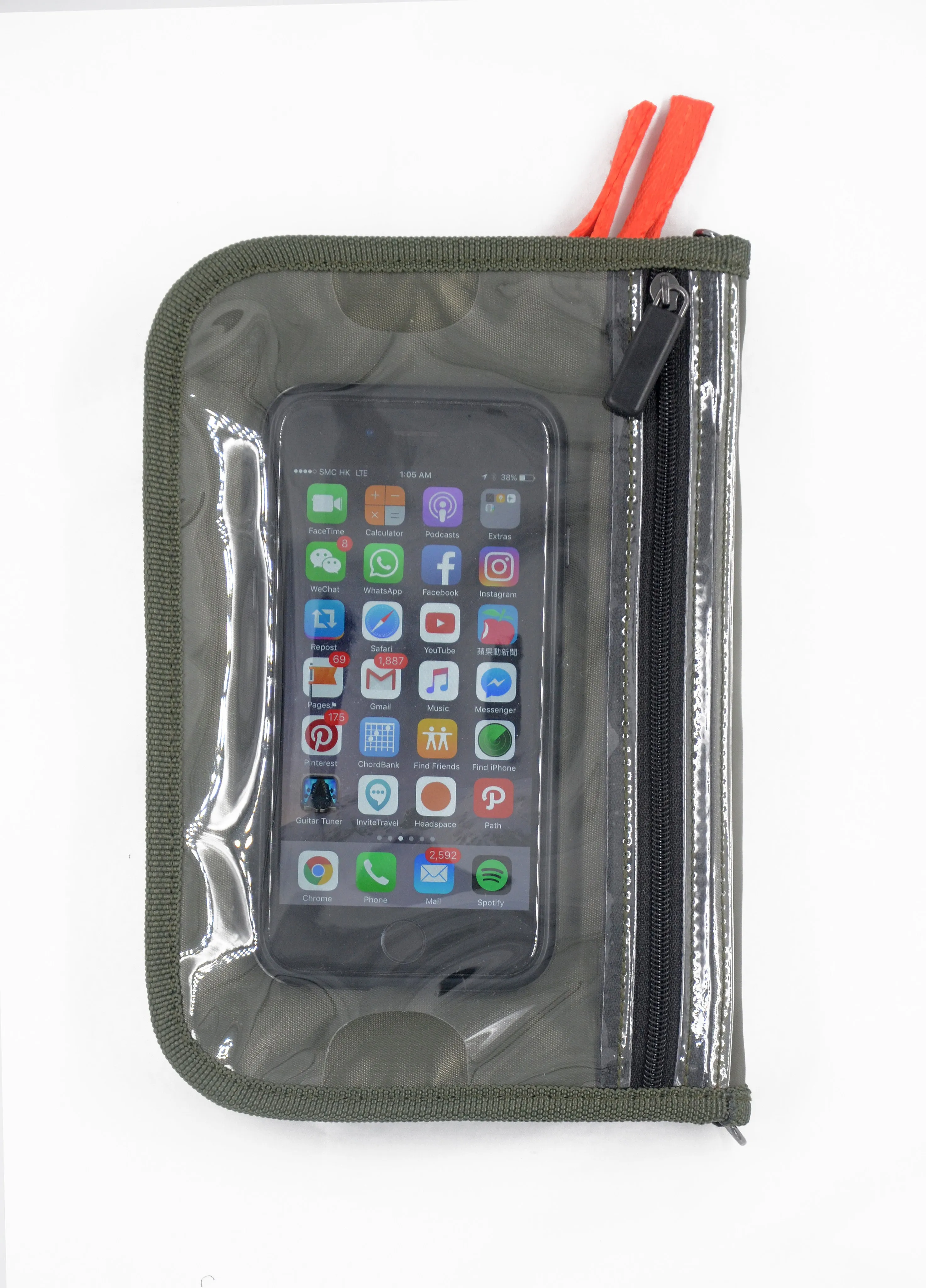 <A 001l> Fungolia MA1 Passport Holder (Military Green)