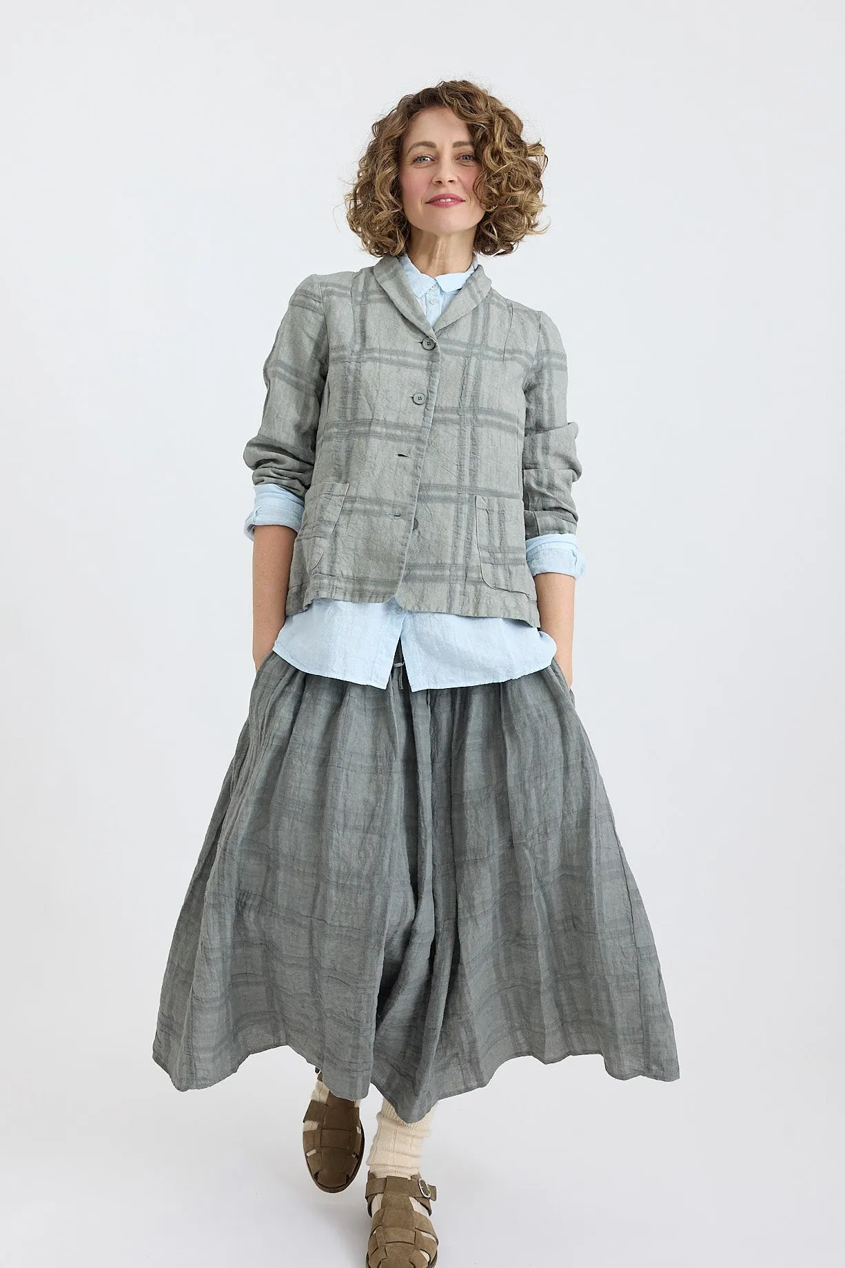 Manuelle Guibal - Fifi Check Gathered Skirt