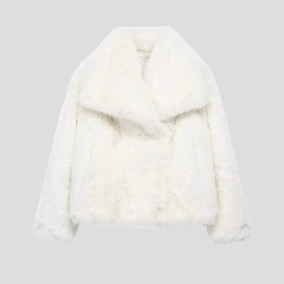 MARCELINE - FAUX FUR GLAM COAT