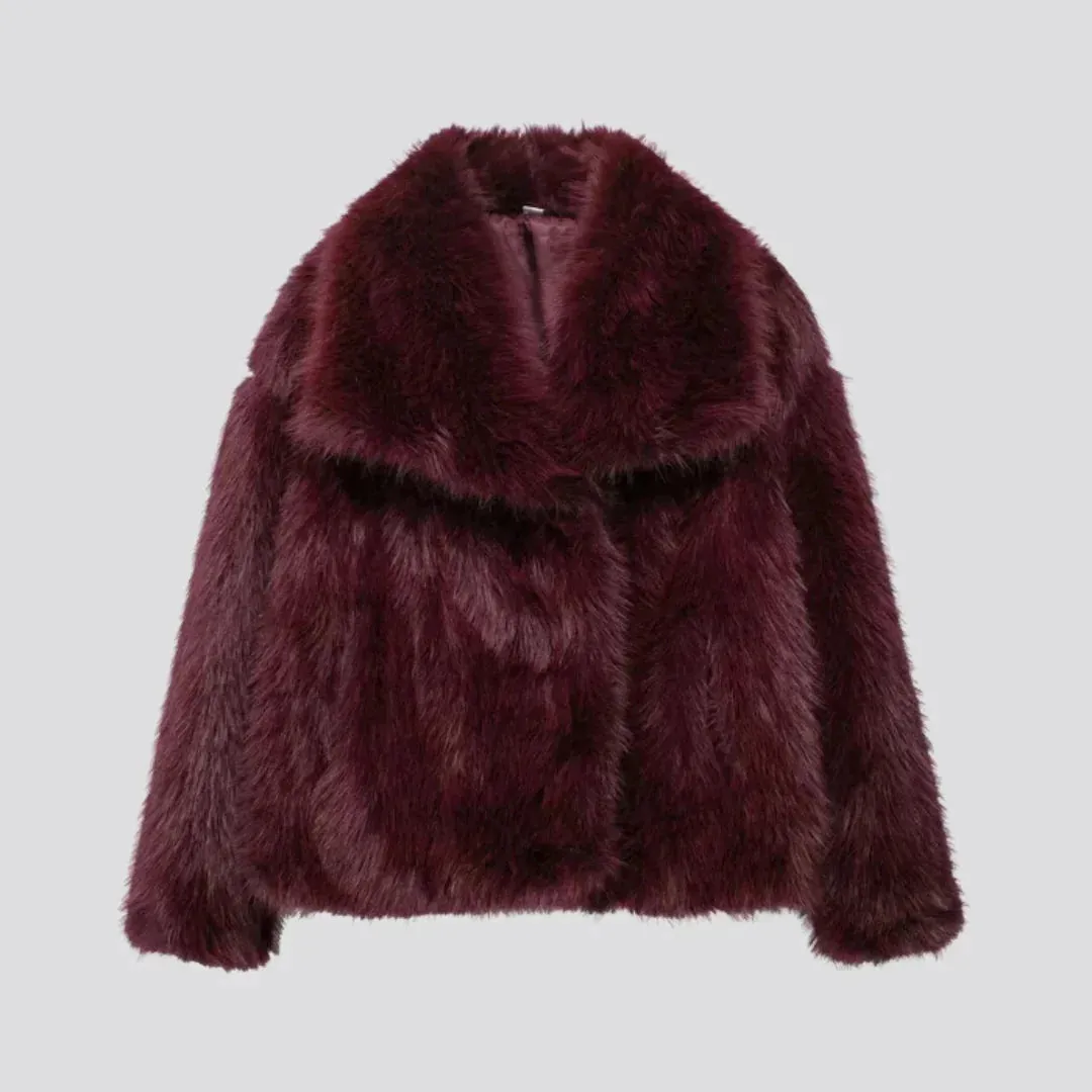 MARCELINE - FAUX FUR GLAM COAT