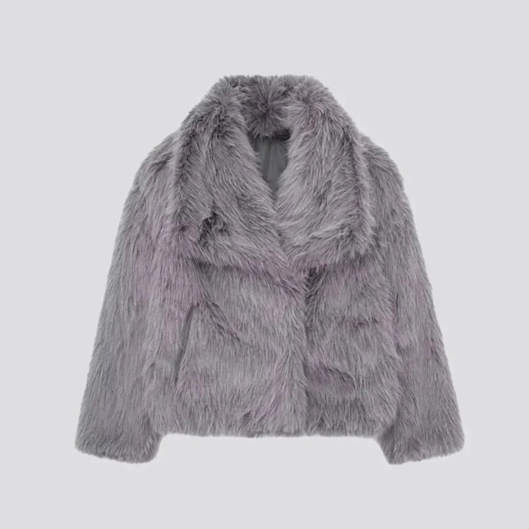 MARCELINE - FAUX FUR GLAM COAT