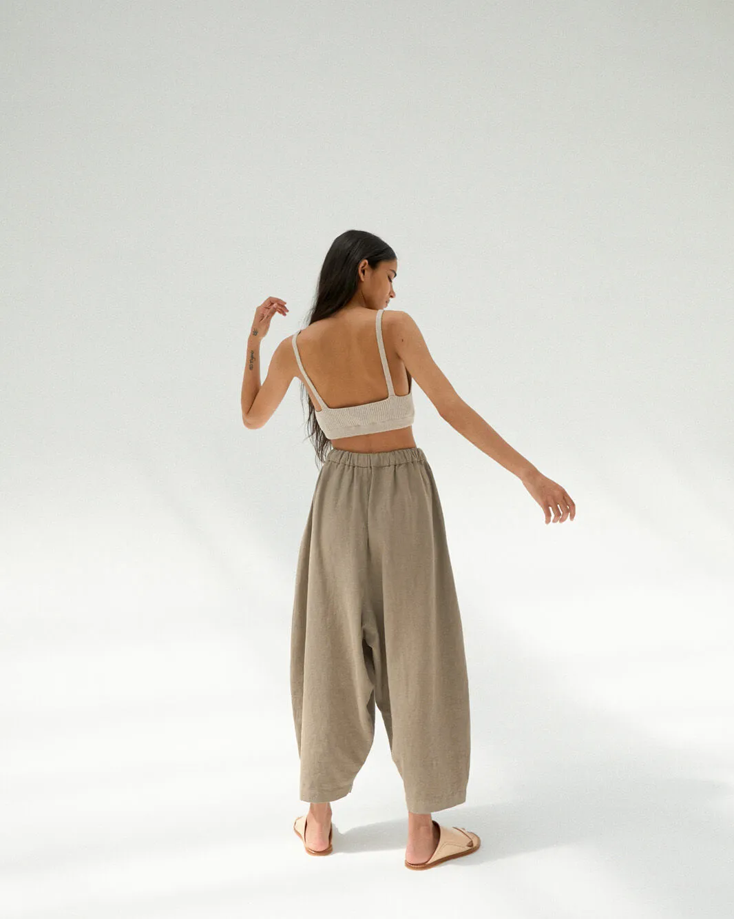 Maxi Ramie Pants, Nomad