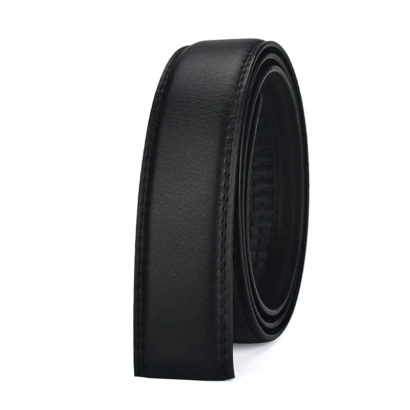 Men Leather Style Belt Multi-color Rachet Belt for Men without Buckle