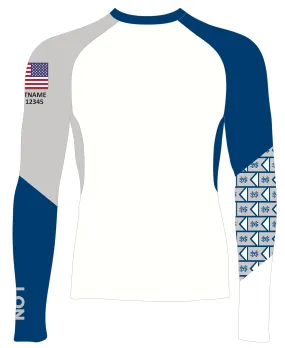 MEN RASH GUARD TOP FITTED BLUE | SAINT MARK'S EPISCOPAL | PSNLZ'D