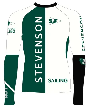 MEN RASH GUARD TOP FITTED GREEN | STEVENSON SCHOOL | PSNLZ'D