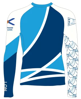 MEN T SHIRT TOP LOOSE FIT BLUE | HUBBARDS SAILING CLUB | PSNLZ'D