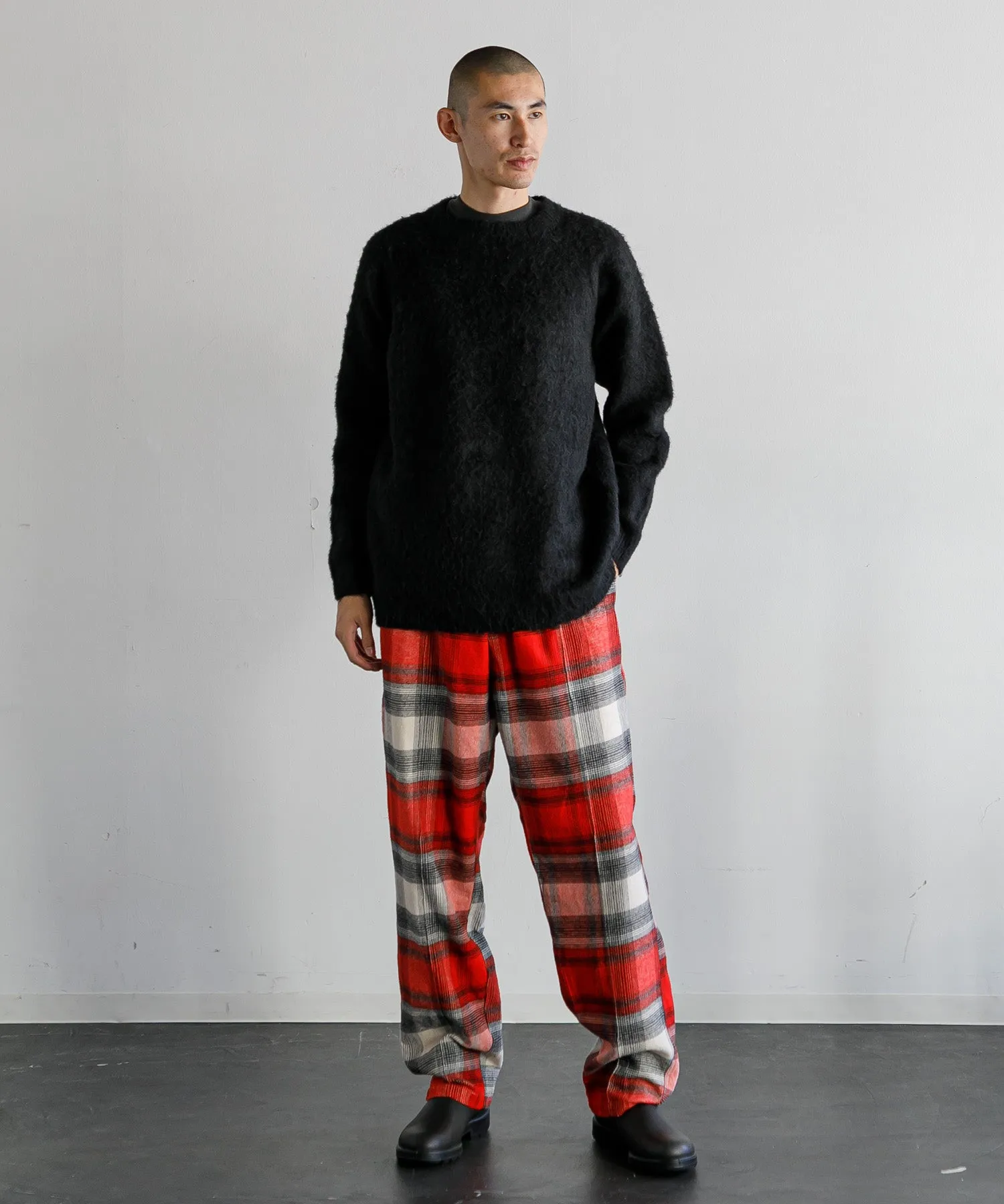 【MEN , WOMEN】NOMA t.d. Ombre Plaid Pants