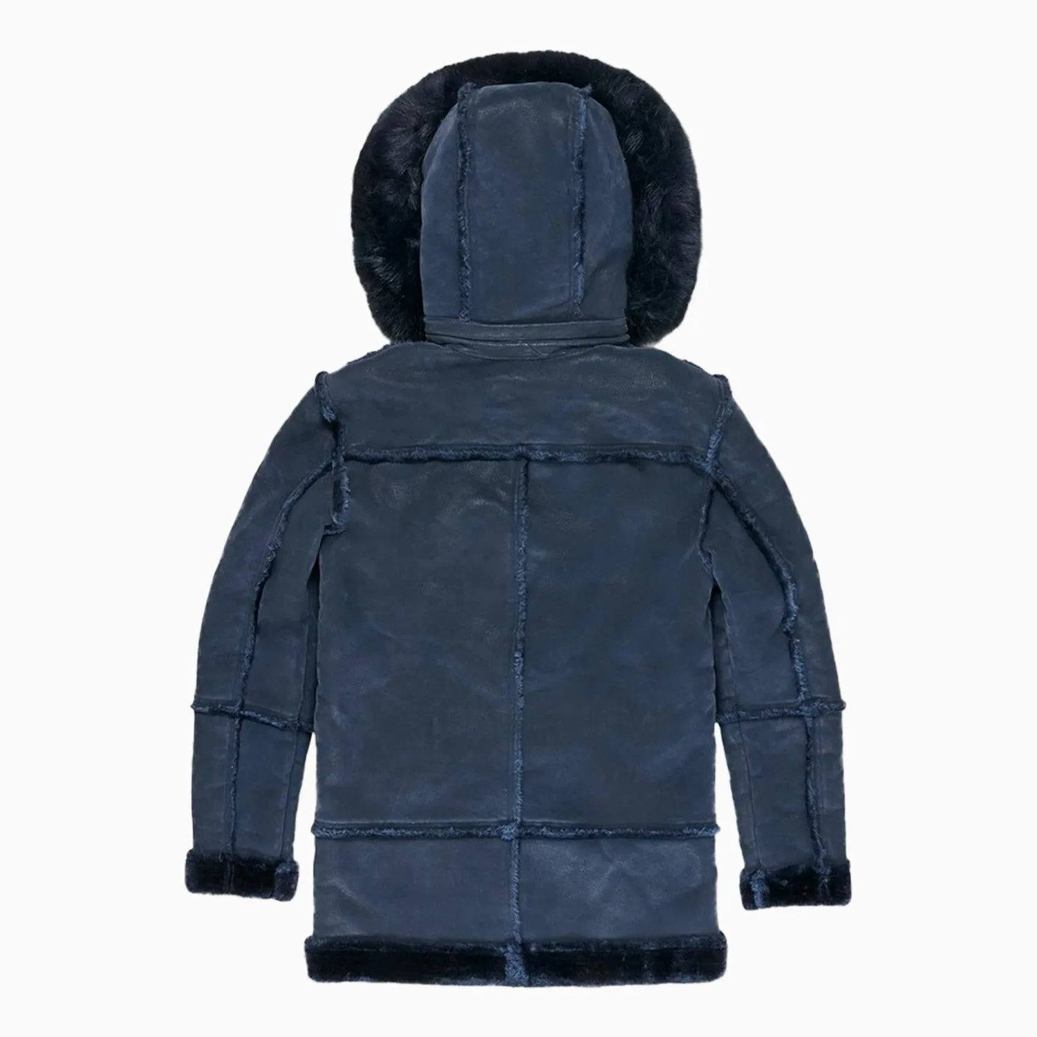 Men's Denali Hooded Shearling Coat