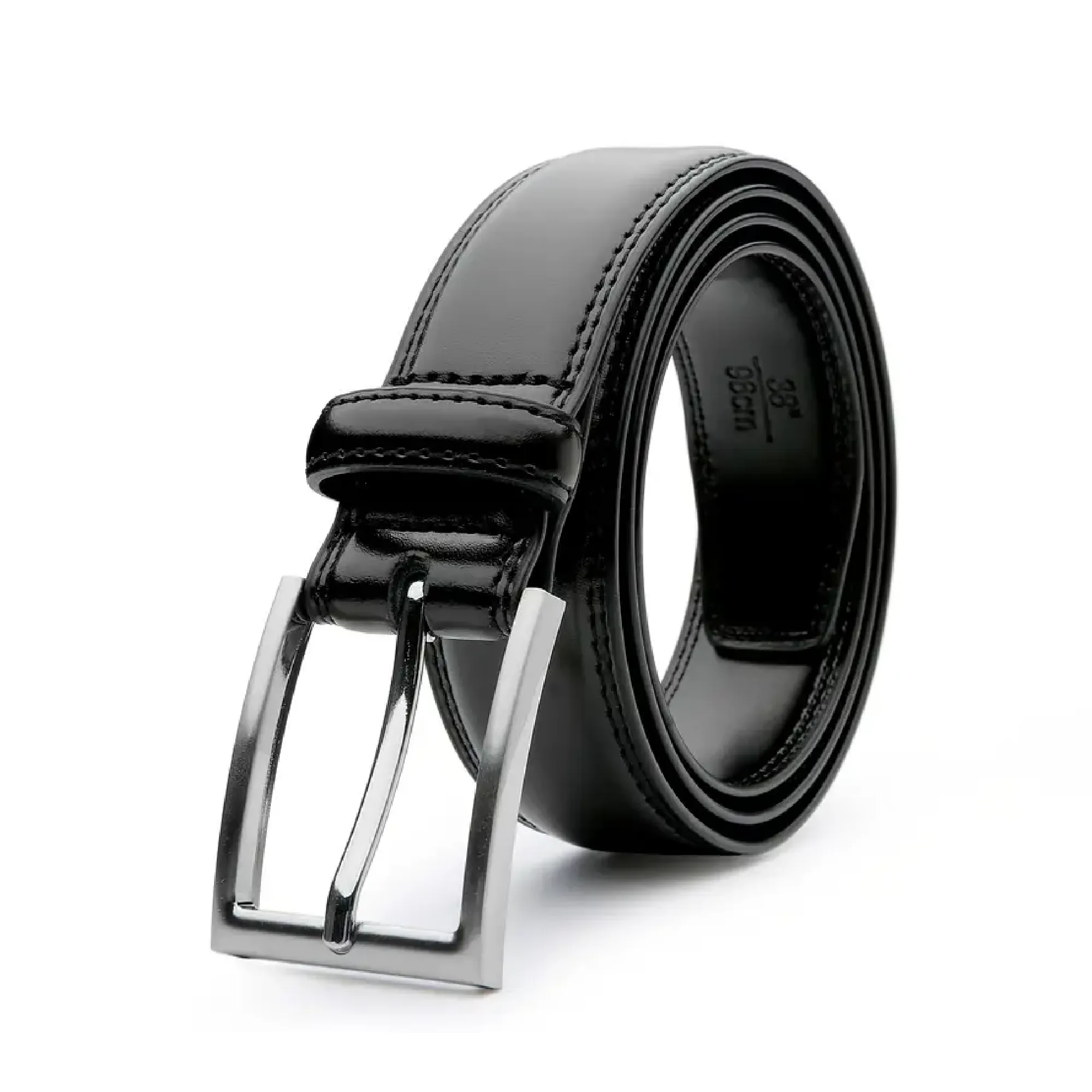 Men's Genuine Leather Belt, Fashion & Classic Casual Belt With Single Prong Buckle For Jeans, Pants, Work And Business, Gift For Dad & Husband