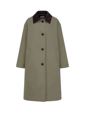 Men's Plain Coat,Dark Beige