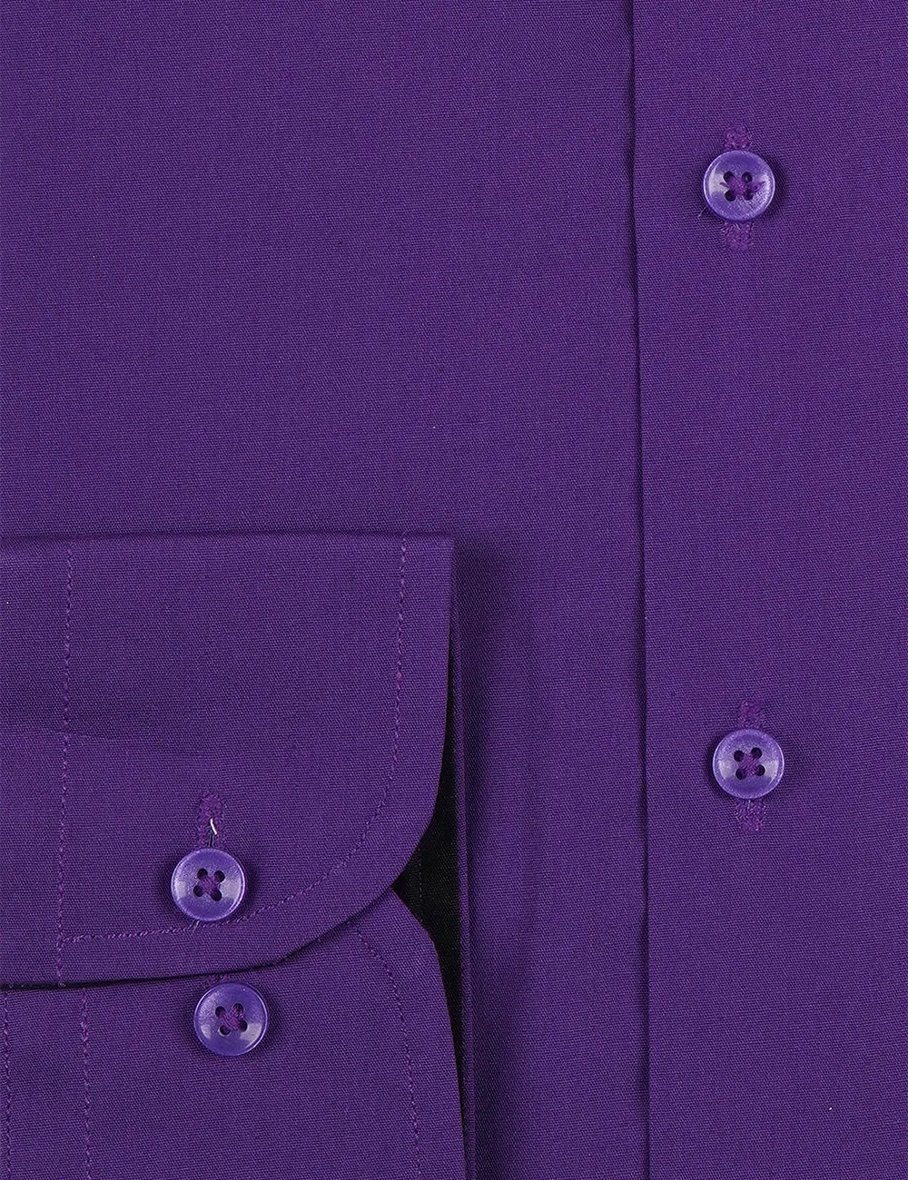 Men's Plain Purple Dress Shirts for All Occasions