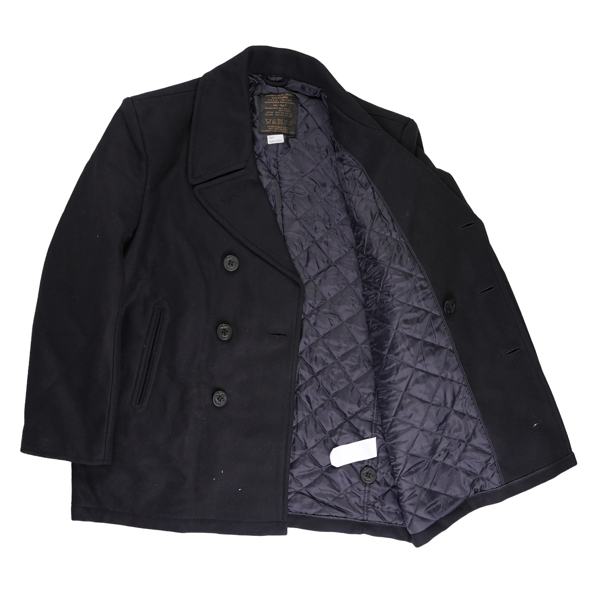 Mil-Tec US Navy Wool Peacoat