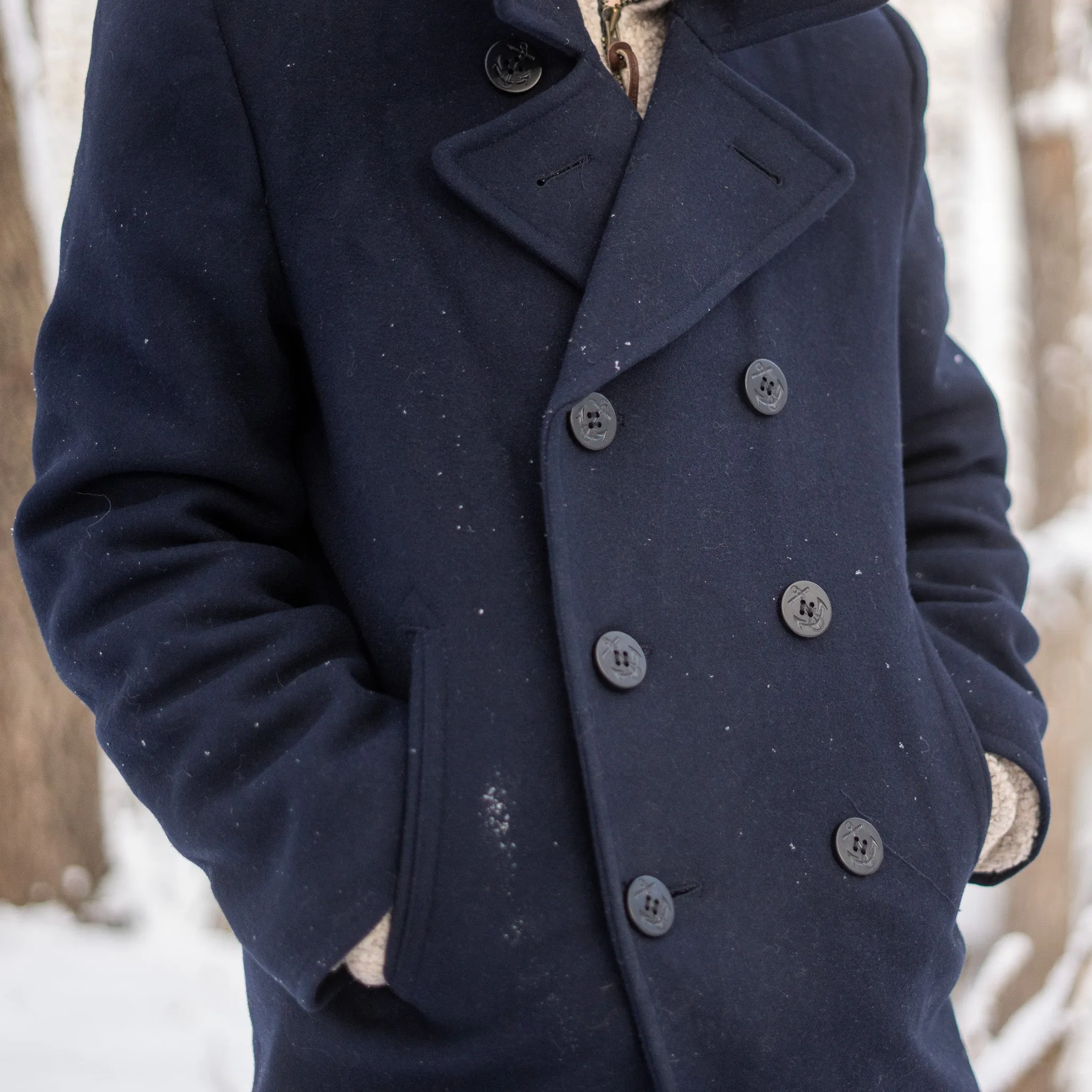 Mil-Tec US Navy Wool Peacoat