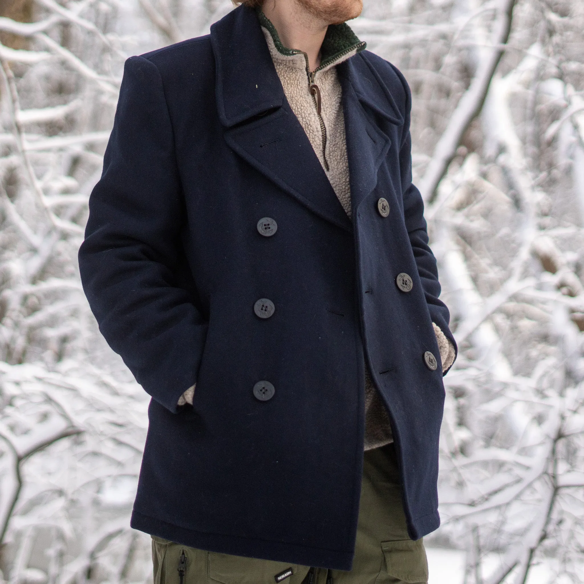 Mil-Tec US Navy Wool Peacoat