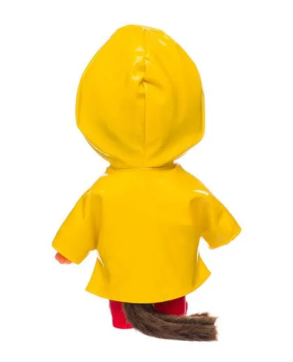 Monchhichi Boy In A Raincoat With Red Rain Boots Plush 221172