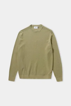 MORTEN jumper eco knotted khaki