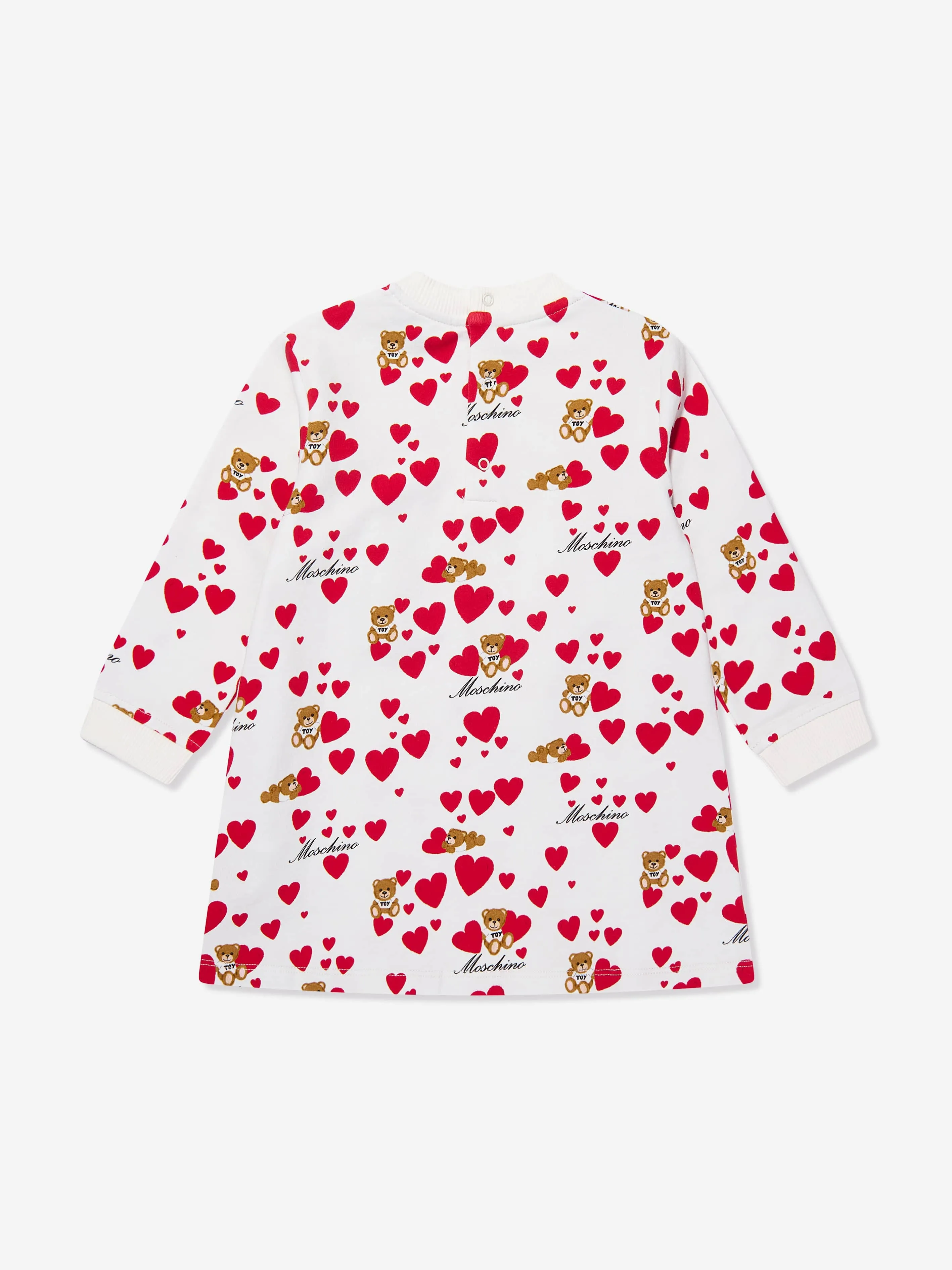 Moschino Baby Girls Sweater Dress in Ivory