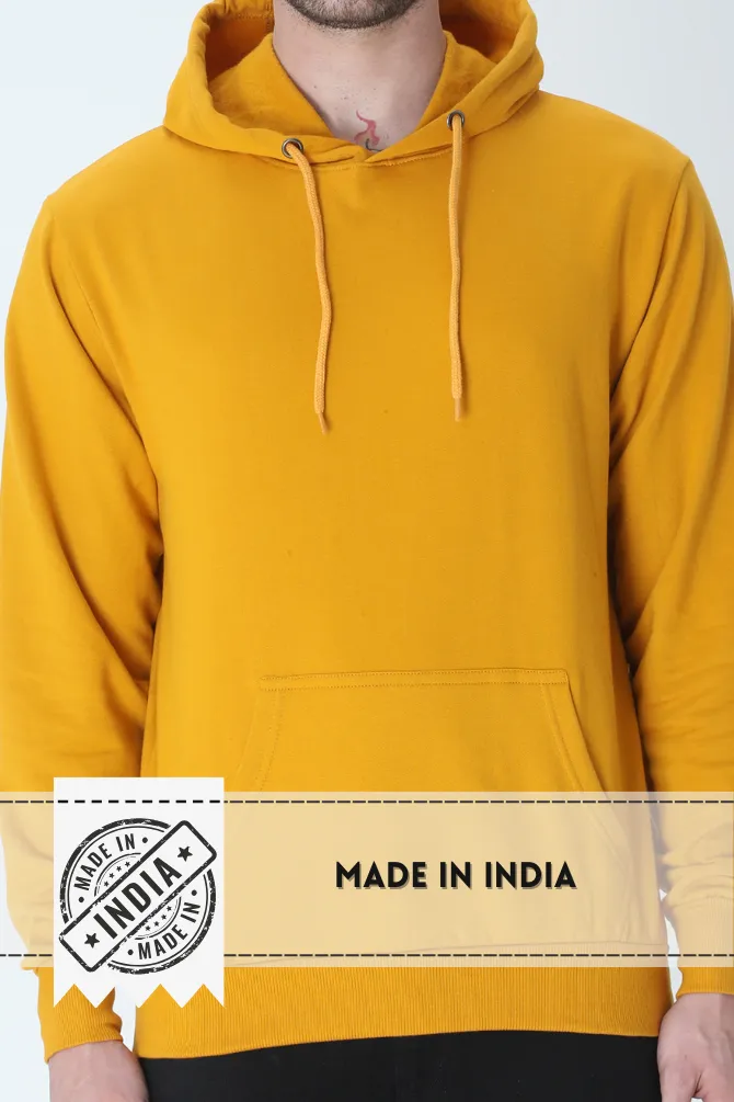 Mustard Yellow Hoodie for men