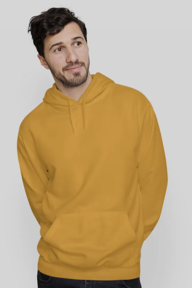 Mustard Yellow Hoodie for men