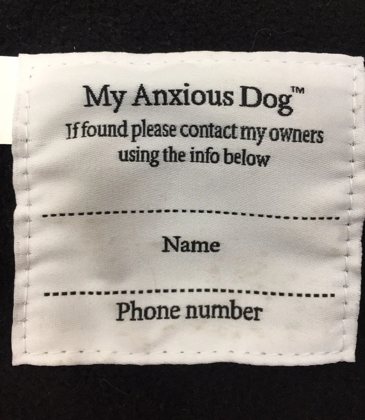 My Anxious Dog Yellow Raincoat 16"