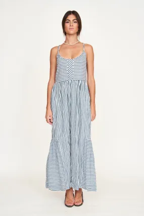 Nosara Dress in Ocean Stripe