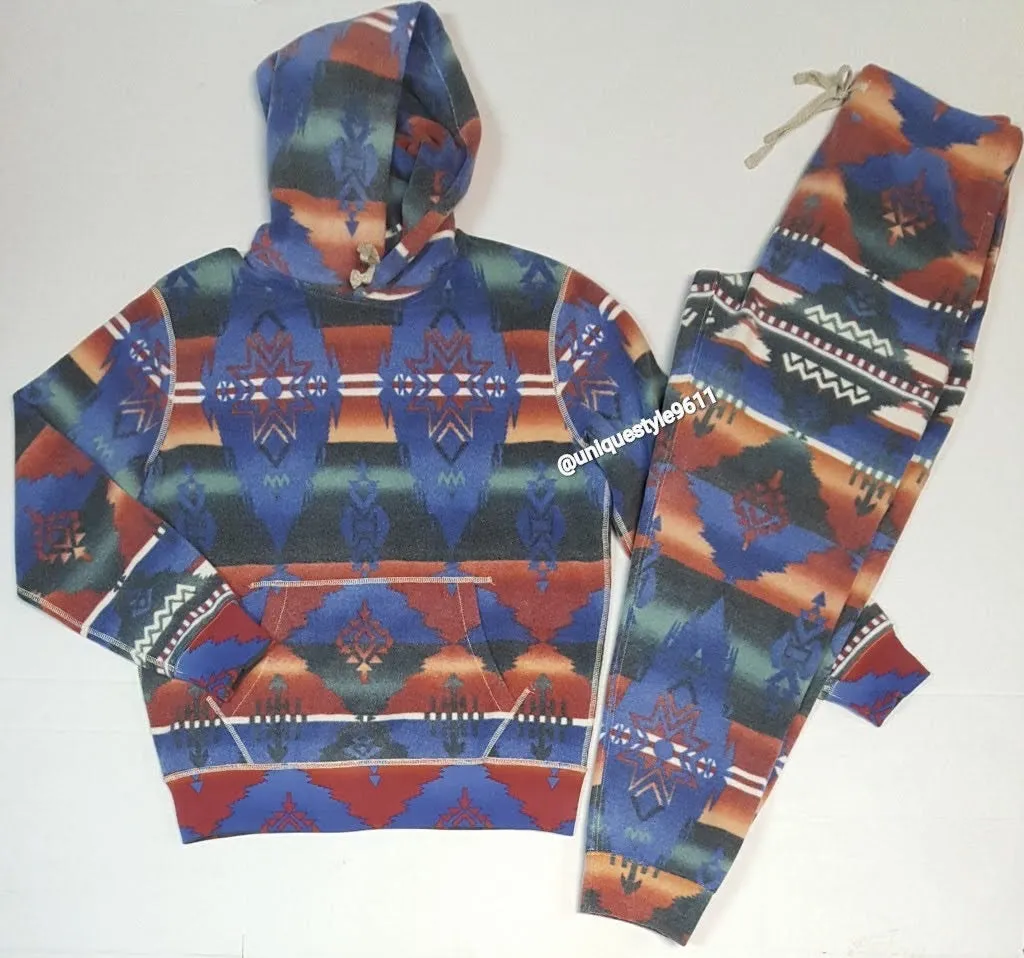 Nwt Polo Ralph Lauren Aztec Fleece Joggers