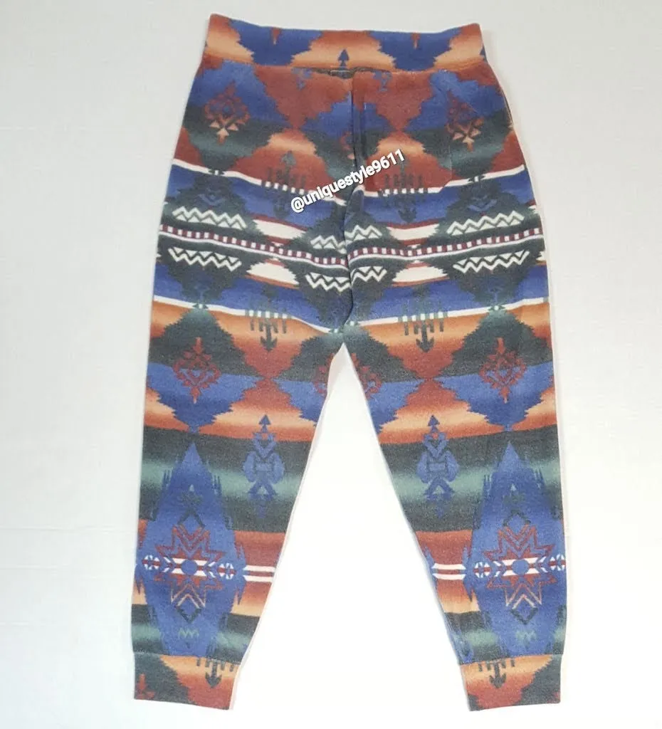 Nwt Polo Ralph Lauren Aztec Fleece Joggers